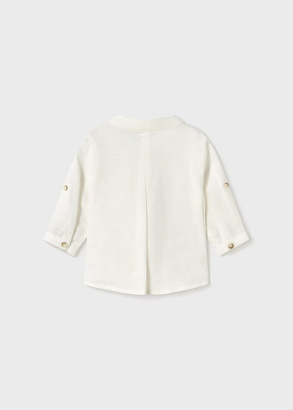 Camisa m/l cuello mao - Imagen 2