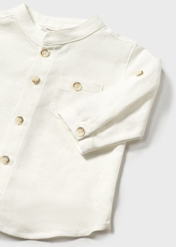 Camisa m/l cuello mao - Imagen 3