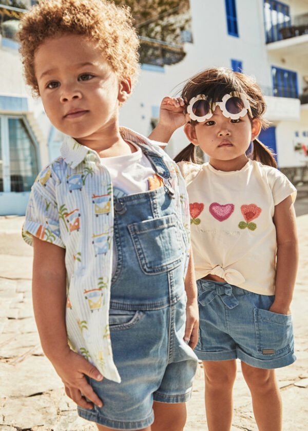 Peto corto soft denim