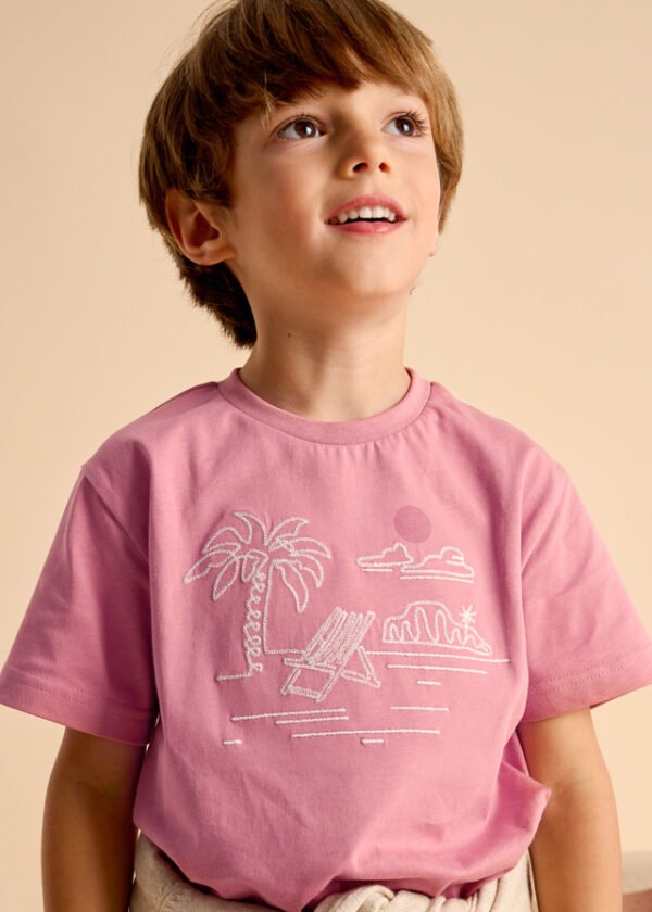 Camiseta m/c bordado - Imagen 2