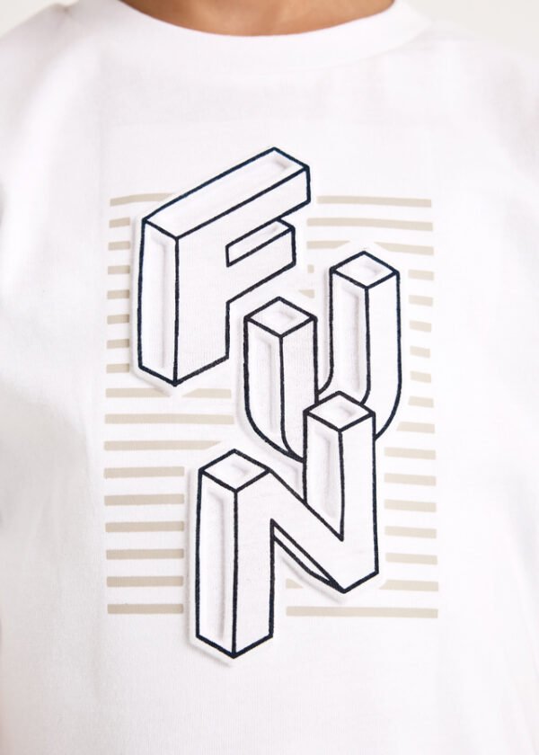 Camiseta m/c embossed "fun" - Imagen 2