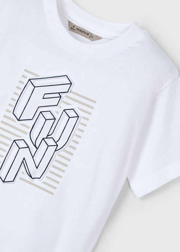 Camiseta m/c embossed "fun" - Imagen 6