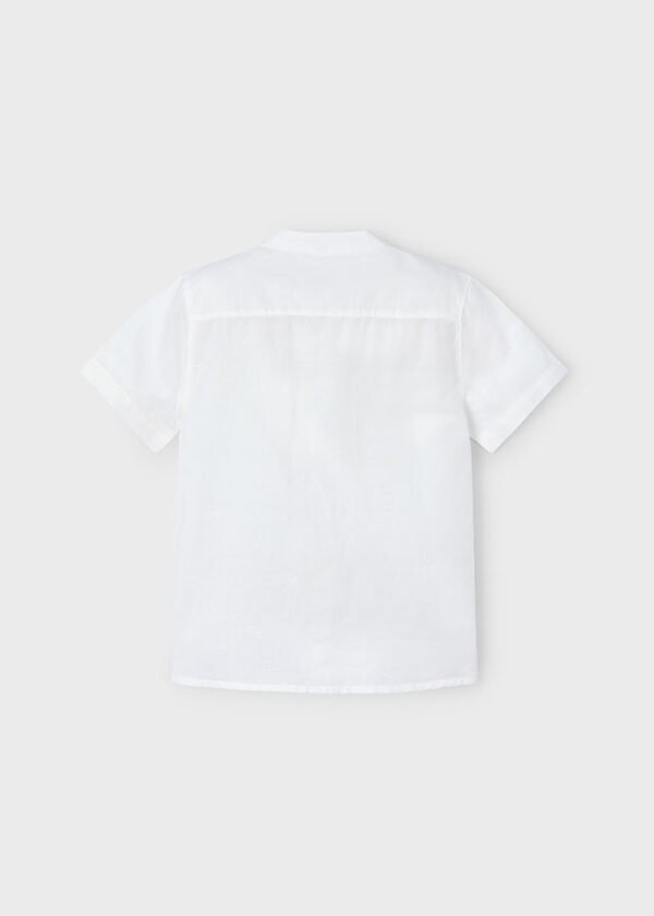 Camisa m/c cuello mao lino - Imagen 9