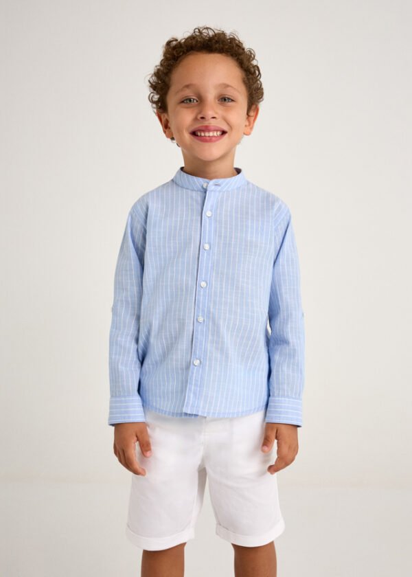 Conj. bermuda camisa m/l c/ma