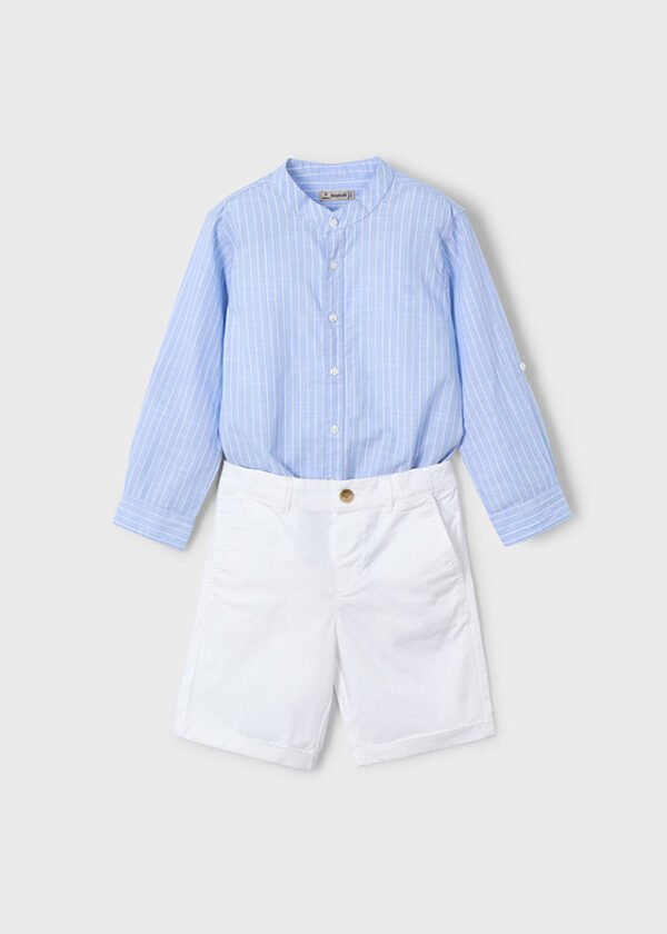 Conj. bermuda camisa m/l c/ma - Imagen 3