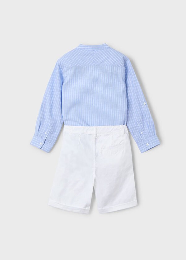 Conj. bermuda camisa m/l c/ma - Imagen 4