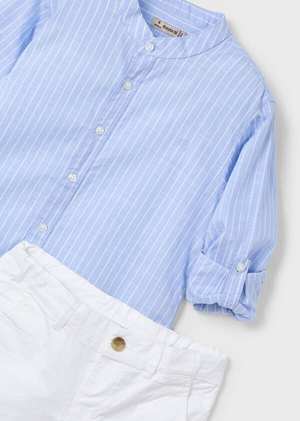 Conj. bermuda camisa m/l c/ma - Imagen 5