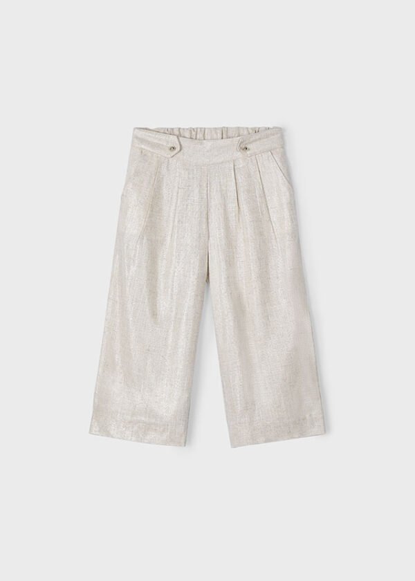 Pantalon largo lino - Imagen 2