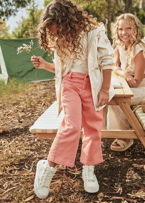 Pantalon largo sarga