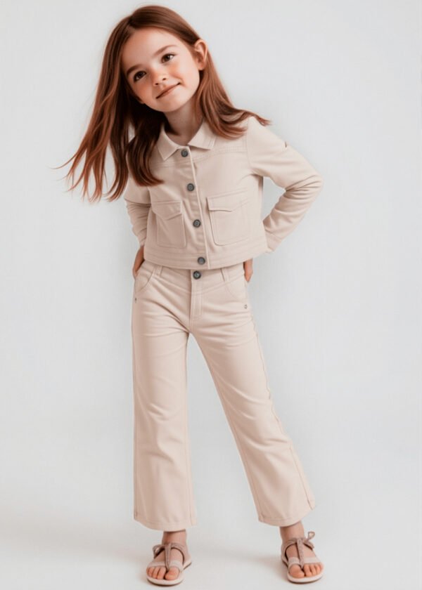 Pantalon largo sarga - Imagen 9