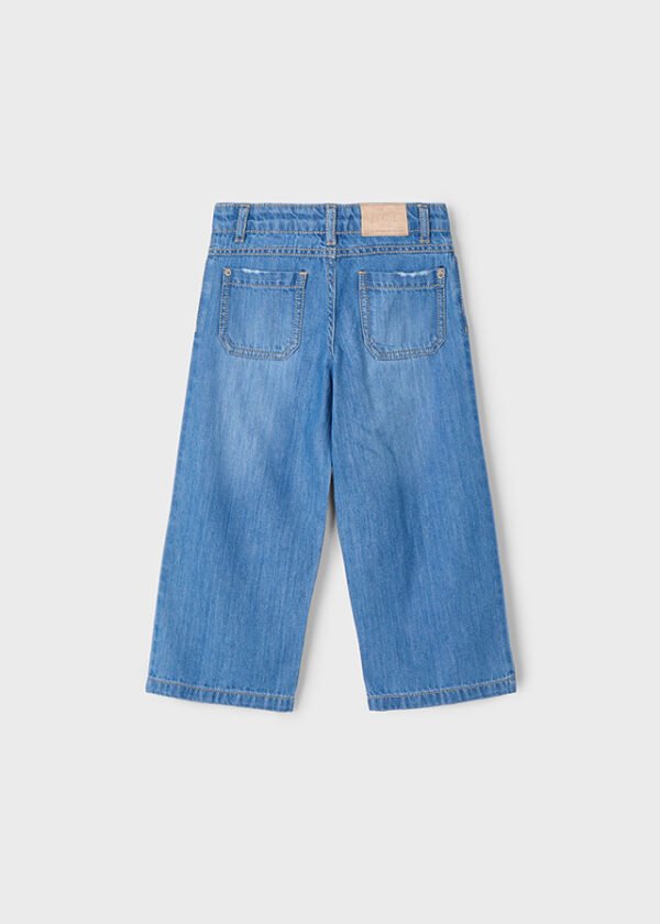 Pantalon largo denim fluido - Imagen 3
