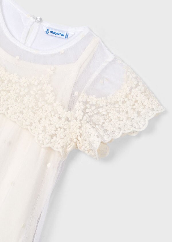 Vestido tul bordado - Imagen 6