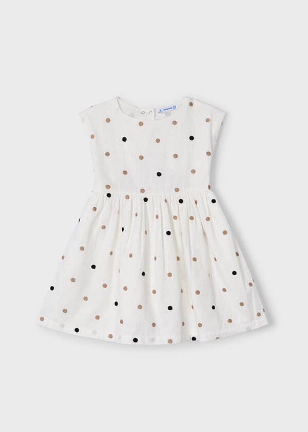 Vestido topos bordados - Imagen 4